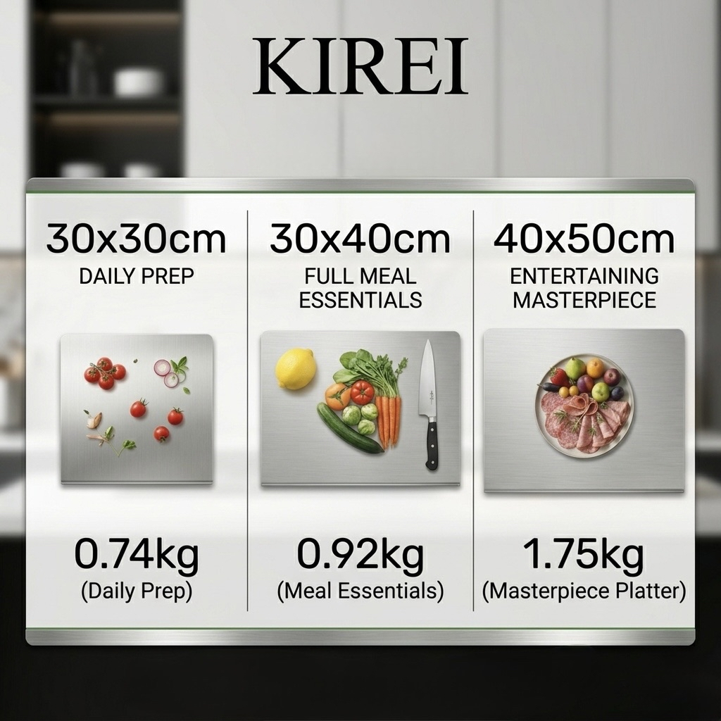 Kirei Stainless Steel Chopping Board